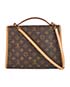 Louis Vuitton Vintage Satchel Bag, back view